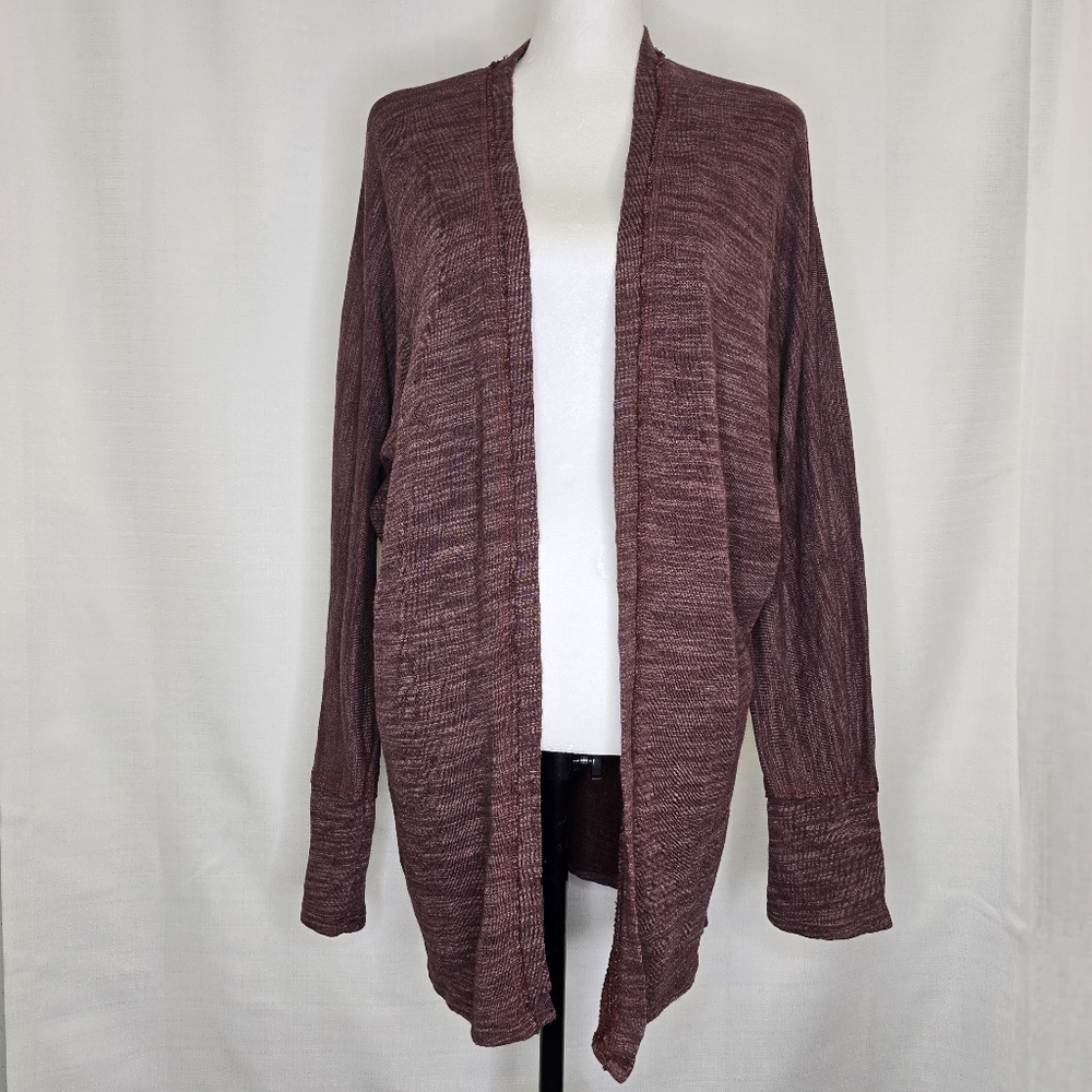 Urban Outfitters Project Social Out from‎ Under Open Cardigan Red Burgundy Large